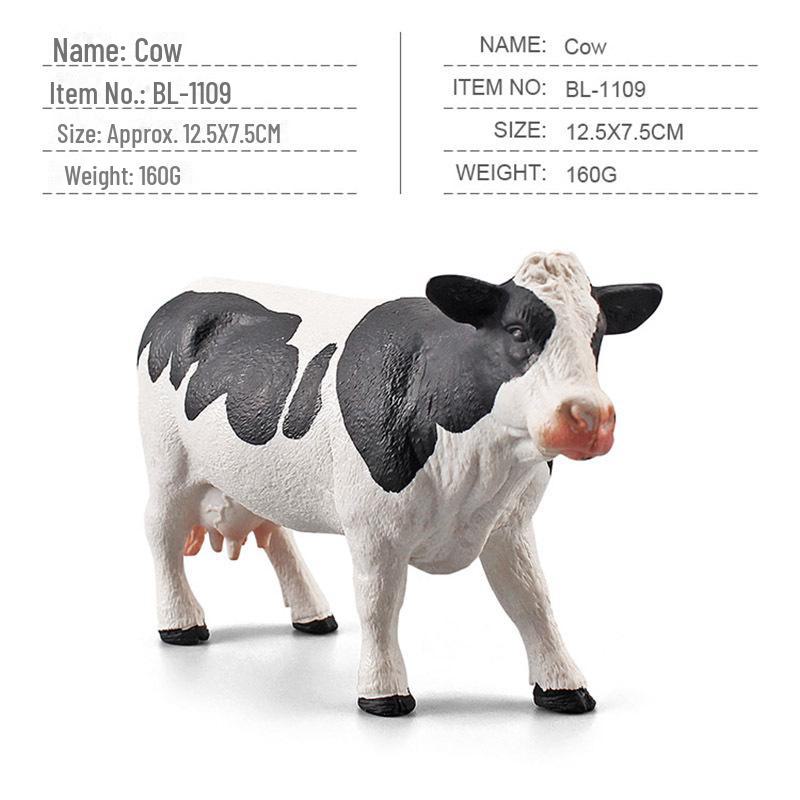 

Мини-модели животных фермы: Курица, утка, гусь, корова, золотые украшения