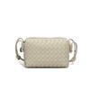Solid Color Woven Shoulder Bag Fashion Trend Small Square Bag Small Large Capacity Oblique Span Women'S Bag