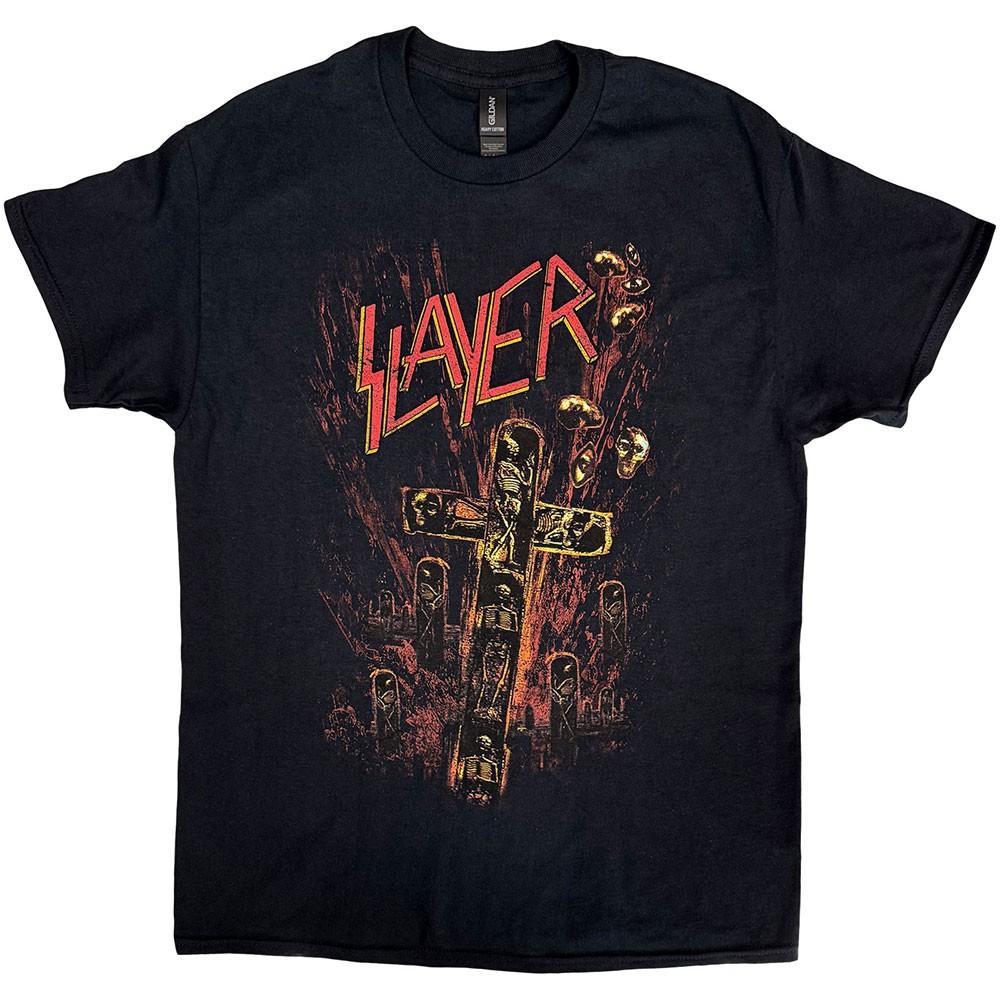 Slayer T Shirt Blood Red Band Logo New Official Mens Black