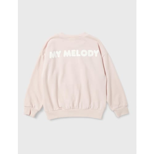 Sanrio Sanrio Sweatshirt with My Melody Ribbon Girls Pink 110