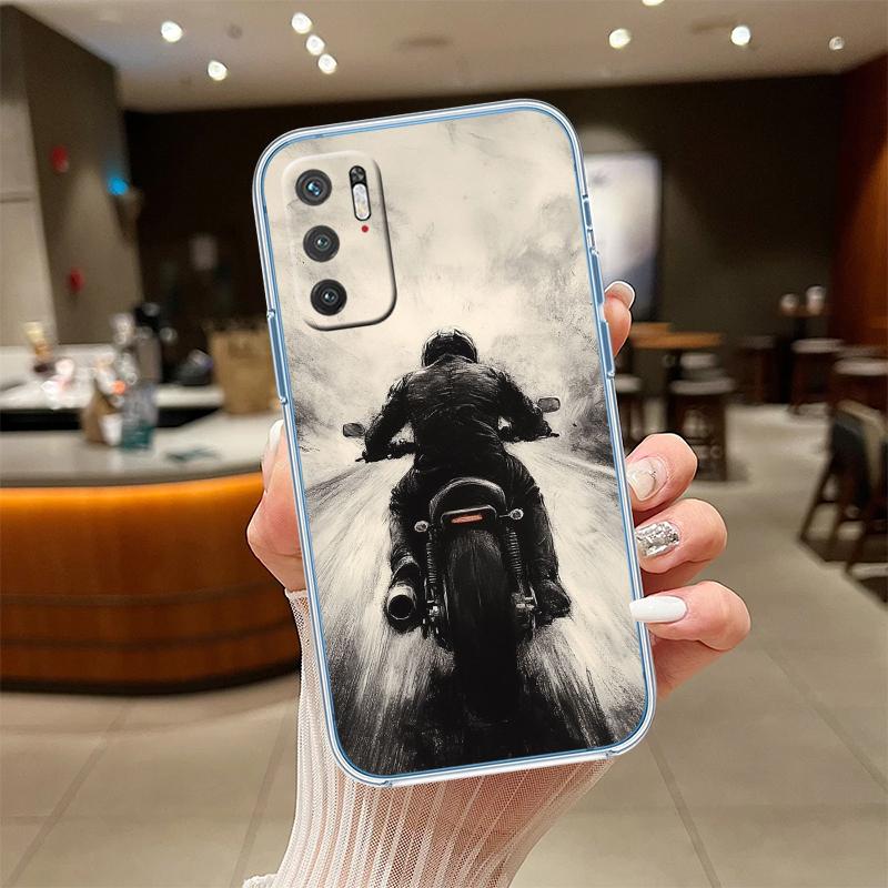 UP38 Motorcycle Racing Transparent Phone Case for Motorola Moto Edge 20 30 40 50 S30 Fusion Ultra Pro Neo Lite + G200 G23