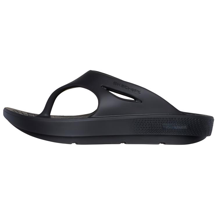 Skechers Contend Soft Comfortable Flip Flops Women Footwear Black 141701-BBK 37
