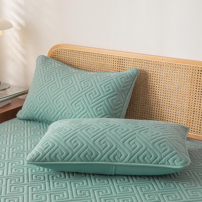 1 Stück wasserdichter Kissenbezug aus Jacquardgewebe, feuchtigkeits- und schweißfest, 48 x 74 cm, für Schlafzimmer, Zuhause, Hotel, Detor