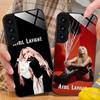 Avril Lavigne Glass Mobile Phone Case for Samsung Galaxy A56 55 54 53 52 51 36 35 34 23 16 15 5G Colorful Cover