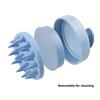 Silicone Scalp Massager Shampoo Brush, Soft Bristle Waterproof Portable Head Care Tool, Unisex
