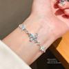 Animal Zircon Butterfly Pendant Fashion Bracelet With Cubic Zirconia For Women