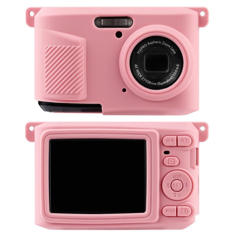 Premium Silicone Protective Cover For PIXPRO FZ45 Camera Case Shockproof Shell Durability Case with Shoulder Strap