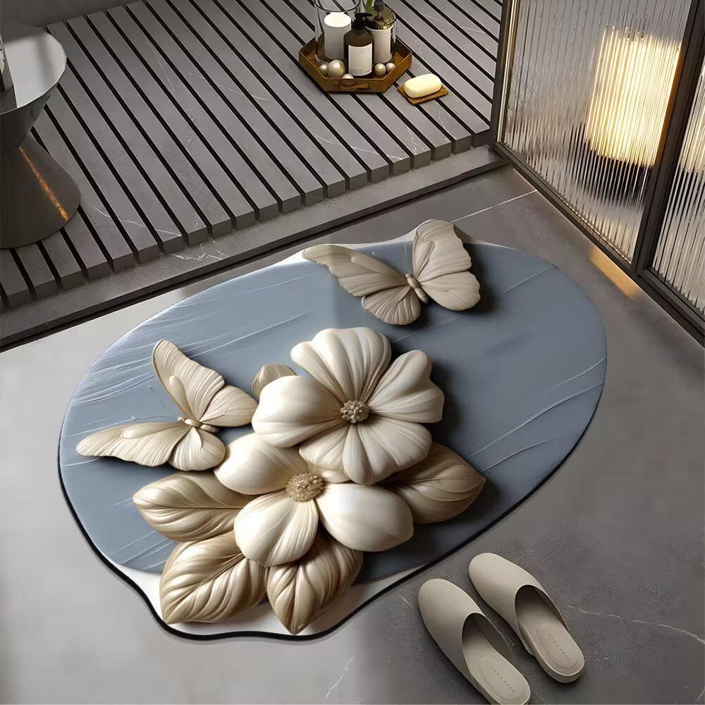 Diatom Mud Stain-Resistant Quick-Dry Bathroom Mat
