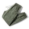 Men's Casual Loose Fit Outdoor Multi Pocket Cargo Pants Elastic Waistband Drawstring Adjustable Leg Opening Durable Fabric