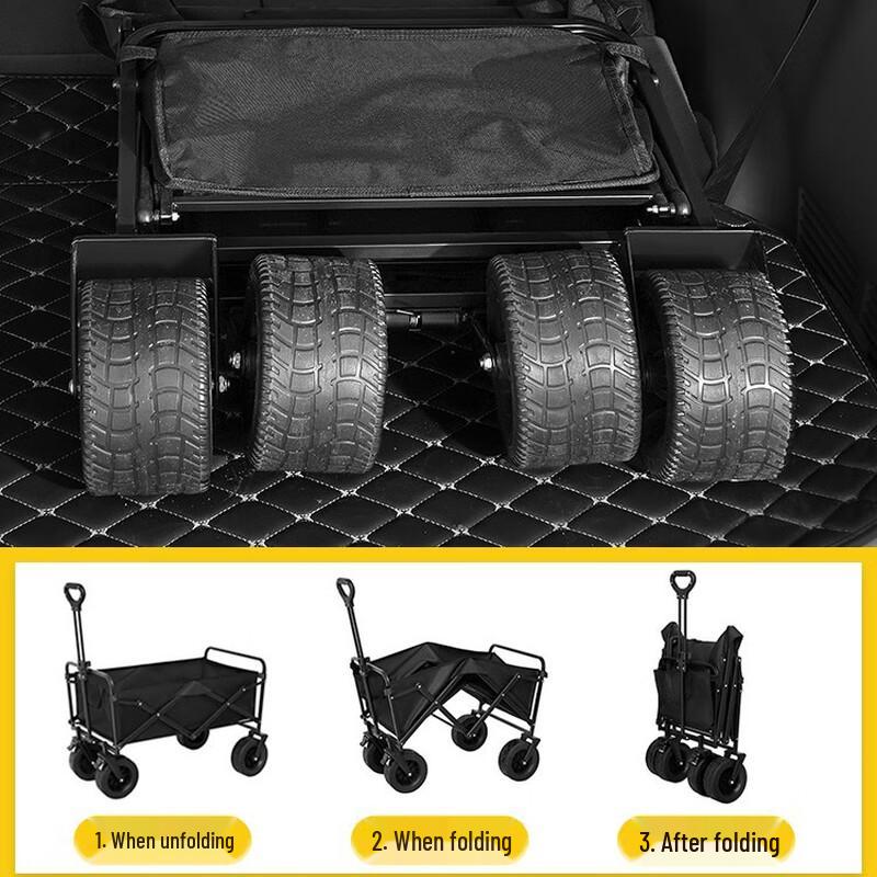 Heavy-Duty Reclining Camping Wagon