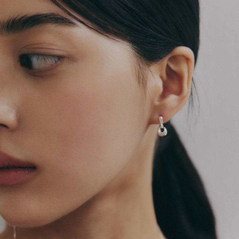 enuff (silver 925) Dangly mini stud earring