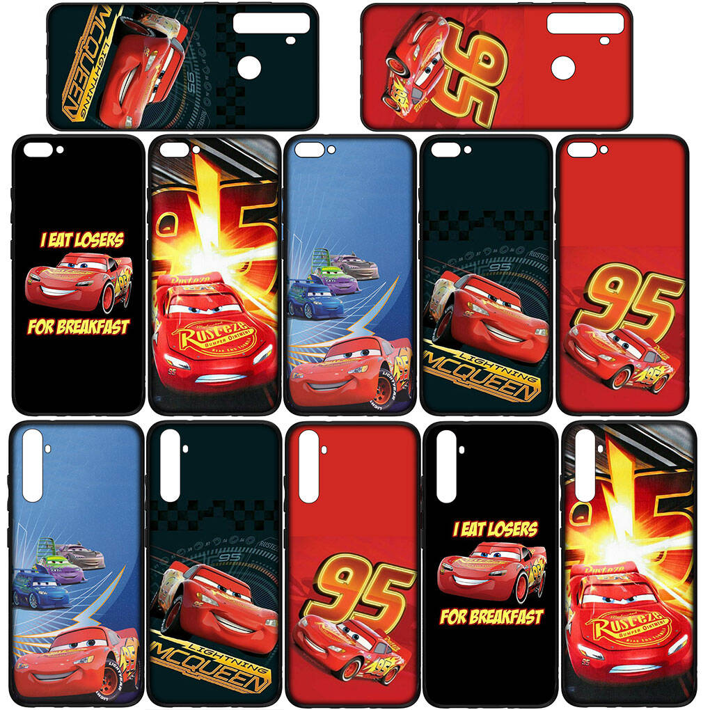 For iPhone 17 16 15 Xiaomi Poco F7 F8 X7 X6 C85 C75 C71 M8 Redmi Note 14 13 12 11 Pro Max 14C 13C 15C A3 Phone Case Cartoon Cars Lightning McQueen 95