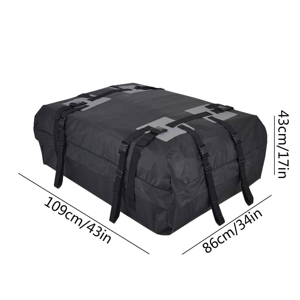 Rooftop Cargo Carrier Car Rooftop Cargo Carrier Bag With 15 Cubic Feet Capacity 600D Oxford Cloth Waterproof Soft Car Roof Bag