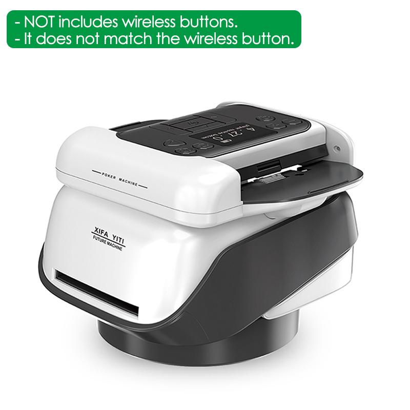 

2 In 1 Playing Cards Automatic Shuffling Dealing Machine 360° Rotating Cards Dealer Poker Device for Outdoor Home Party Games