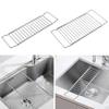 Dish Drainer Over Sink Rack for Cups Multifunctional Expandable Cork Coaster,