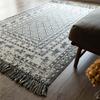 Sayan Sayan Pazylik Anti Washable Handmade Black Rug/Carpet, Cotton, 200x250mm,