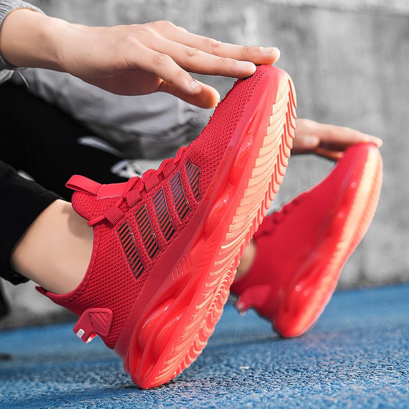 TUINANLE Herren/Damen Laufschuhe Professionelle Leichte Rutschfeste Verschleißfeste Laufschuhe für Herren Outdoor Lauf-Trainings-Sneaker