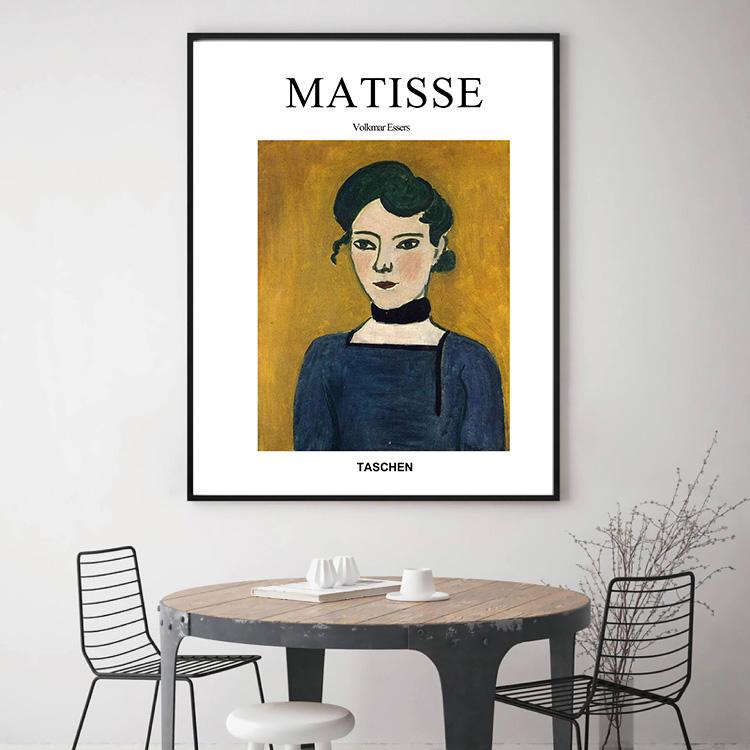 Abstract Matisse Line Art Poster World Famous Painting Vintage Wall Pictures Prints for Living Room Bedroom Nordic Home Decor