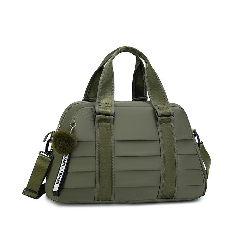 Damen Crossbody-Tasche mit großer Kapazität, einfarbig, für Reisen und Sportfitness