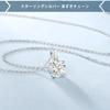 Necklace for Single D Color Sparkling 925 Metal Allergy Gift Box Birthday Gift Accessory KRKC&CO Women, Diamond, Moissanite, 1.0 Carat, & VVS1, 4-Claw