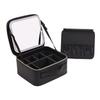 Adjustable Cosmetic Organizer Bag Waterproof Makeup Artist Bag  Travel Use