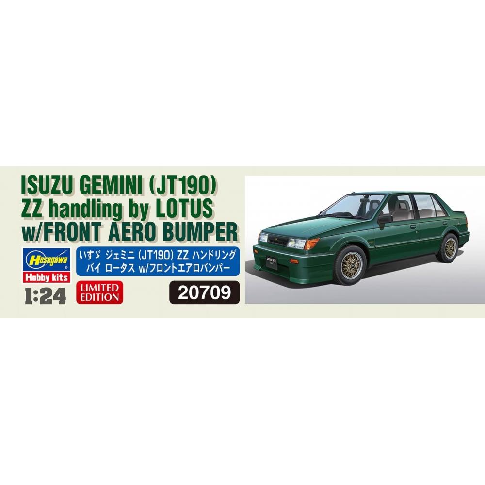 Hasegawa 124 Isuzu Gemini (JT190) ZZ Handling by Lotus wFront Aero Bumper Plastic Model 20709 (Car)