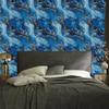 Wallpaper Ink blue, navy blue, turquoise and graphite 50x1000