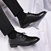 Suit Leather Shoes Autumn British Style Business Dress Soft Sole Black Best Man Wedding Groom Shoes