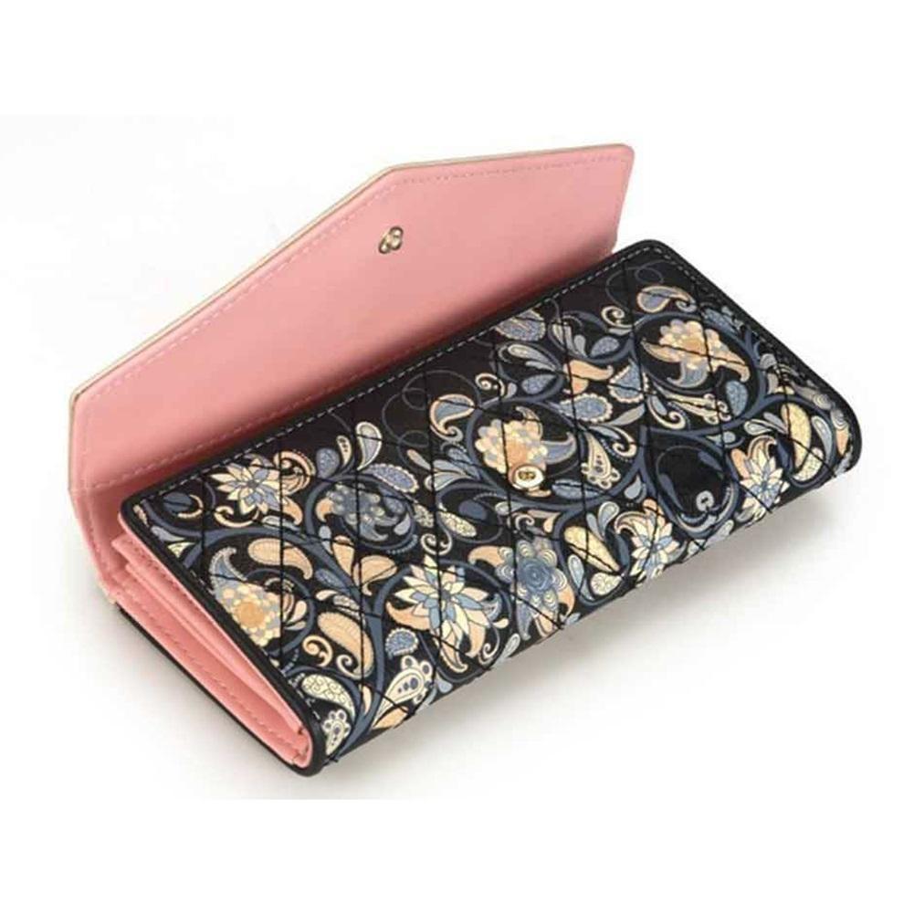 EELa Leaf Floral Abstract Women Long Wallet,Zipper Clutch Purse Bag PU wristlet EELa Leaf Floral Abstract Women Long Wallet,Zipper Clutch Purse Bag PU wristlet