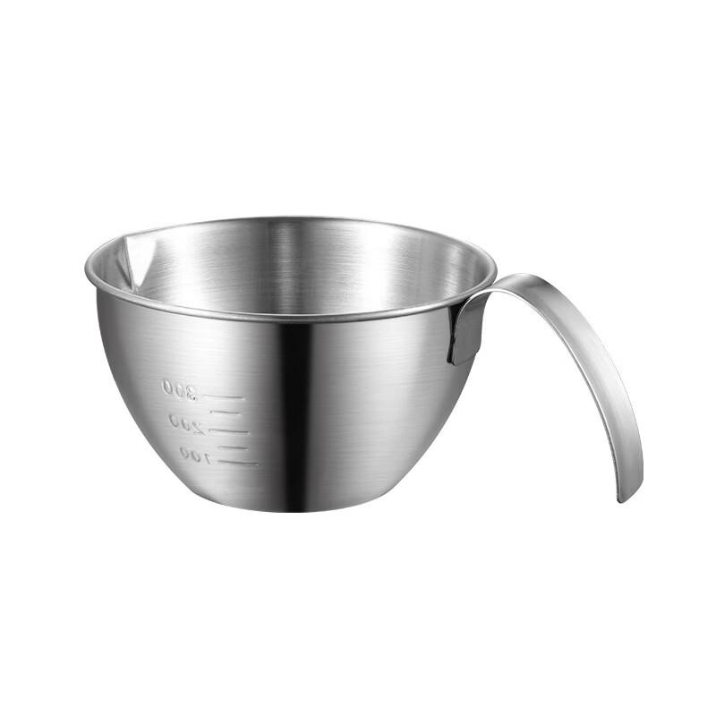 ZISIZ 4-Piece Stainless Steel Multi-Function Kitchen Bowl Set
