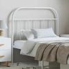 Vidaxl Metal Headboard, White, 100 Cm