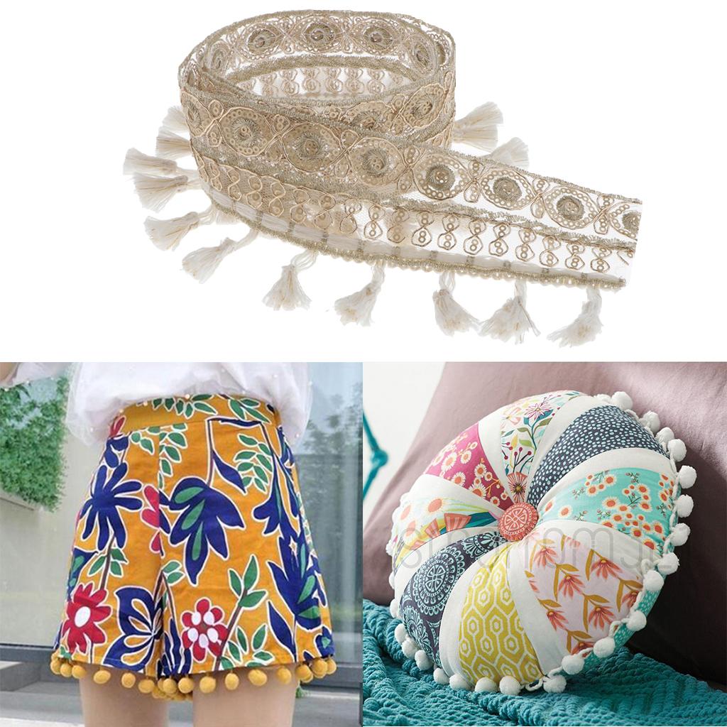 

Хлопковая жаккардовая лента для веера, кайма с помпонами, кайма с помпонами, лента с помпонами, бежевый