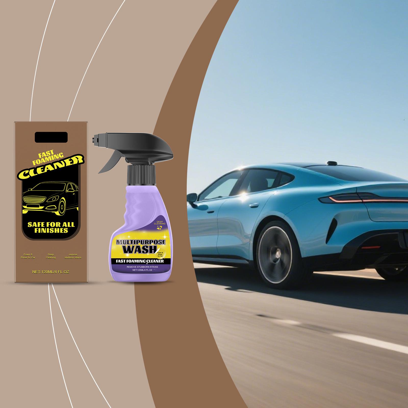 

Multi Purpose Cleaning Spray For Car Body, Rearview Mirrors, And Windshield. 120ml One Size