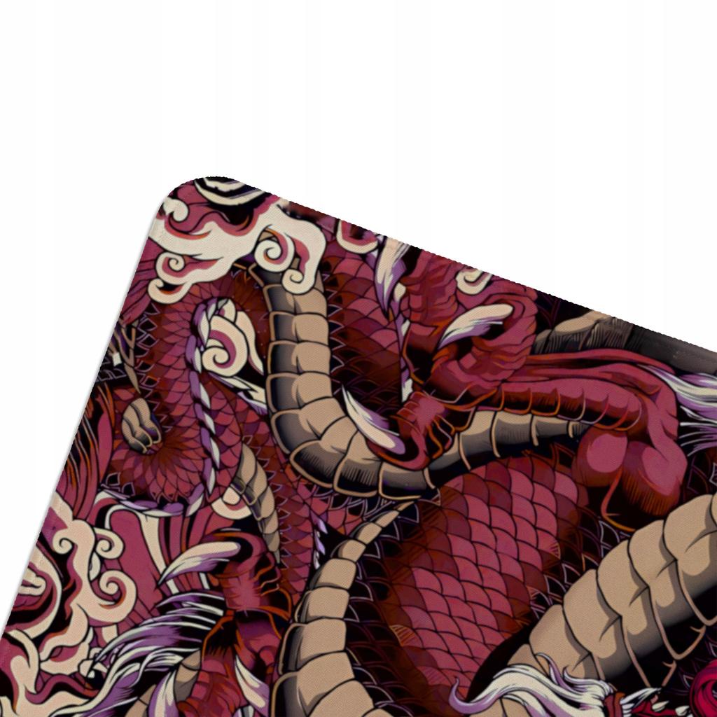 DUŻA PODKŁADKA MATA POD MYSZKĘ MYSZ 100x50 XXXL KBcustom Biurko Dragon 95