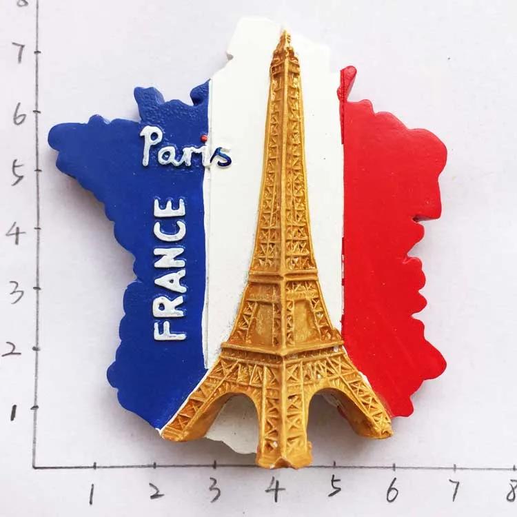 Frankreich Reise Kühlschrank Aufkleber Paris Korsika Tourismus Souvenirs Magnetische Aufkleber für Kühlschrank Hochzeitsgeschenke Kühlschrankmagnete