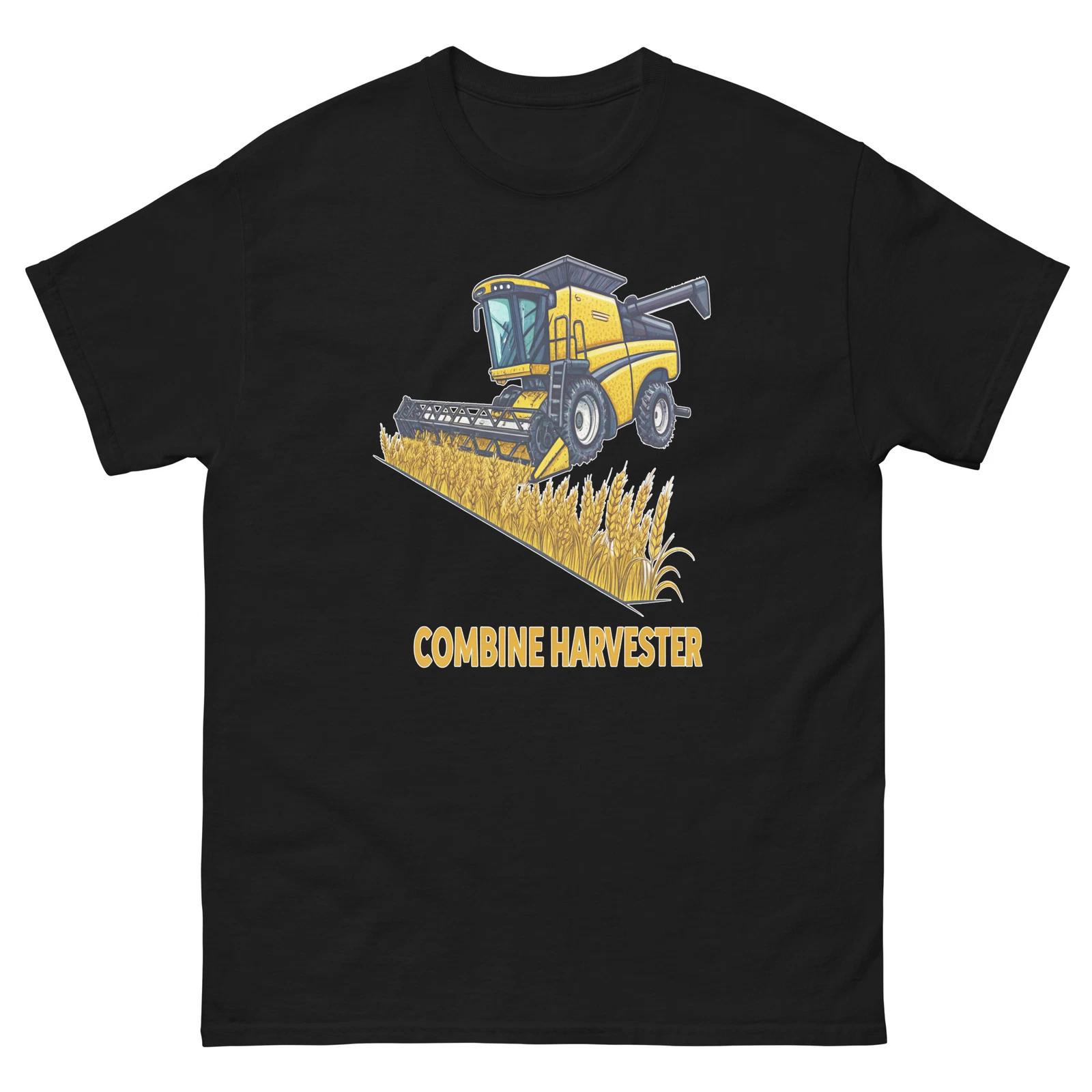Combine Harvesters Farming Rural Life Agriculture T-Shirt S