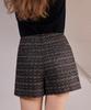 Lapineatteullie Classic Tweed Skirt Pants Red