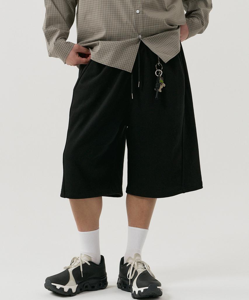 G Knock Curved Sweat Shorts [Black]