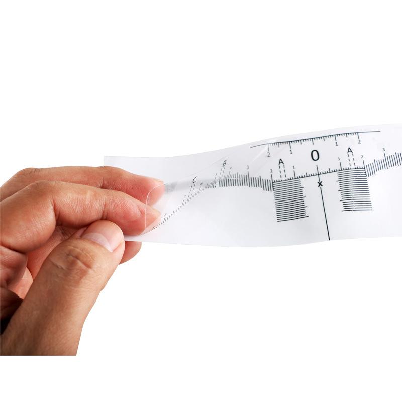 20Pcs/Pack Permanent Makeup Eyebrow Disposable Accurate Ruler Microblading Shaping Tools Eyebrow Tattoos Measure Stickers