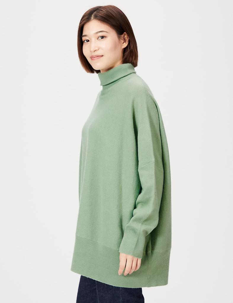 Mira Owen High Gauge Basic Knit Top 09WNT215105 Green F Women's