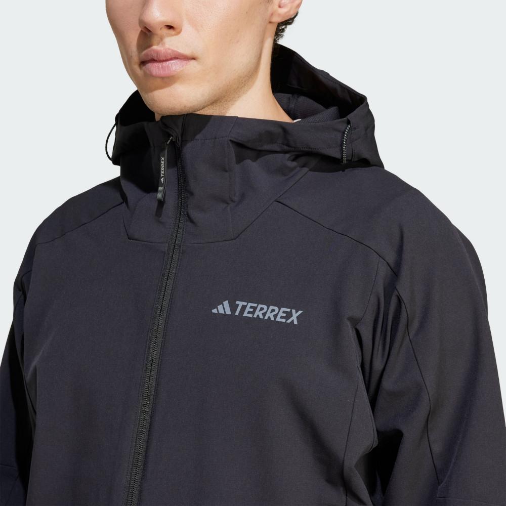 Adidas Terrex SS25 Windproof Cold-Resistant Comfortable Warm Jacket Men Jacket Black JI5935