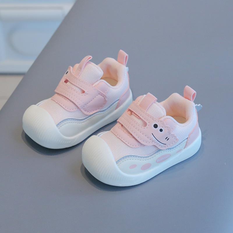 New Fashion Casual Baby Girl Shoe Cute Cartoon Breath Baby Shoe Mesh Soft Bottom Simple Boy Shoes Anti Slip Versatile Sneakers