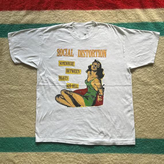

1992 Social Distortion Rare Vintage Gift For Fan S2345XL Tshirt CB276 Unisex T-Shirt L