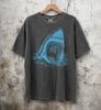 Vintage Hai Grafik T-Shirt, Ozean Raubtier Meeresleben Shirt, Comfort Colors Baumwoll Top