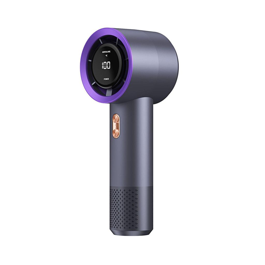 T13 Mini Handheld Bladeless Fan with Digital Display and Cold Compress, USB Charged