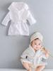 Newborn Thick Coral Fleece Photography Bathrobe Pajamas