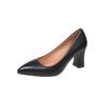 Slip-on Single Shoes Autumn New Pointed Toe Shallow Mouth Non-slip Block Heel Pumps