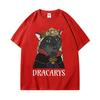 Zoned Out Black Cat Dracarys Graphic T Shirts Unisex Unisex Fashion Y2k Short Sleeve Tshirt Summer Cotton Oversized Tshirts