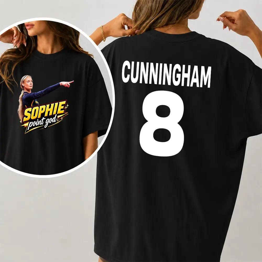 Sophie Cunningham 8 Fan Shirt, Basketball Graphic Tee, Point God Sports T-Shirt, XXL