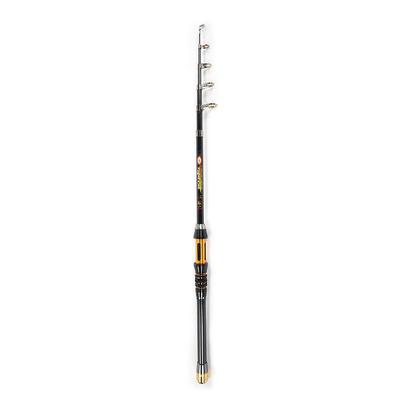 Mini Portable Sea Fishing Carbon Rod  Fishing Rod Telescopic Ceramic Wire Ring 1.8m